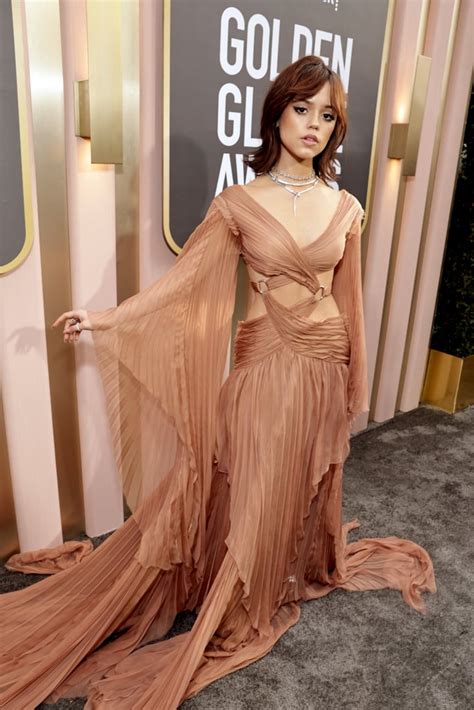 jenna ortega golden globes gucci dress|Jenna Ortega today.